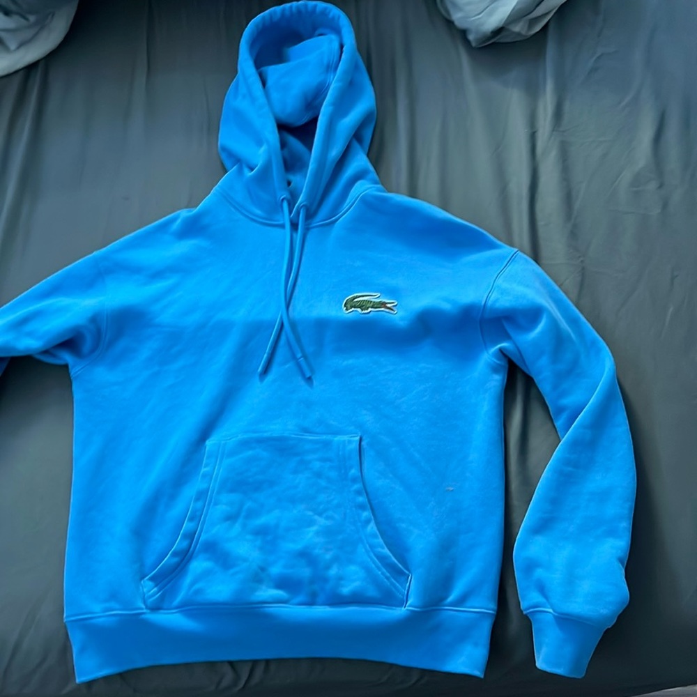 Blue Lacoste “oversized hoodie